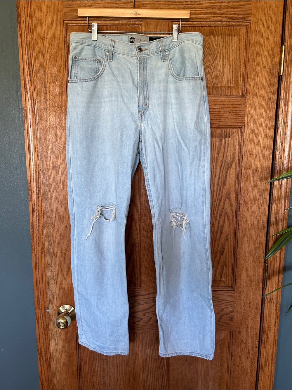 Light Wash Distressed ‘94 Baggy Jeans